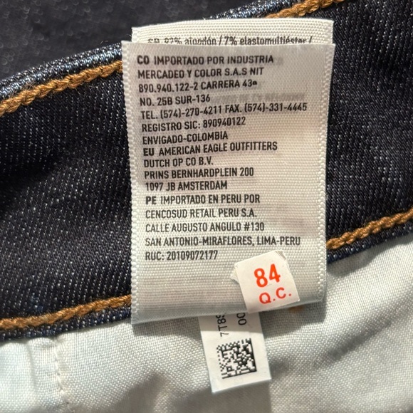 AMERICAN EAGLE SZ 12S Wide Leg Dark Wash Jean Trouser NEW WITH TAG - Picture 16 of 16